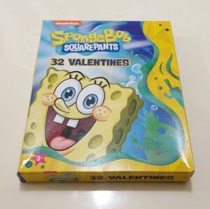 NEW Kids' SpongeBob Valentine's Day 32-Card Pack